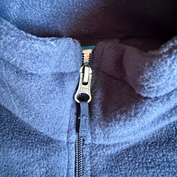 Columbia Kids XL 18-20 Fleece Jacket Orange Navy Blue Full Zip XB1107 1720841 - Picture 5 of 9